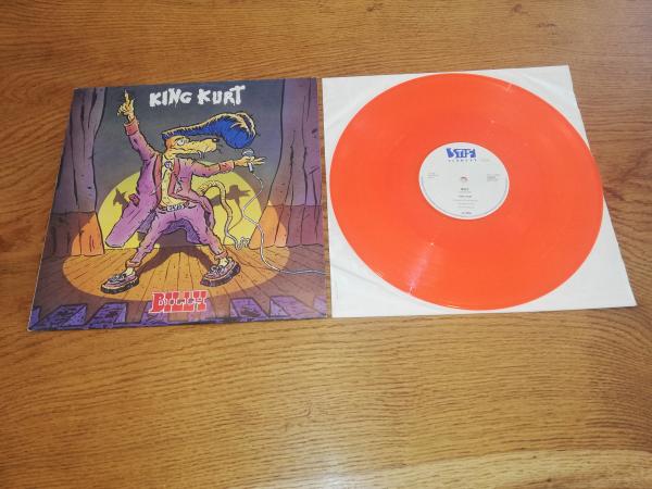 King Kurt Billy 1985 Stiff Records 6.20469 AE Oranges Vinyl Deutsche Pressung VG+/VG+